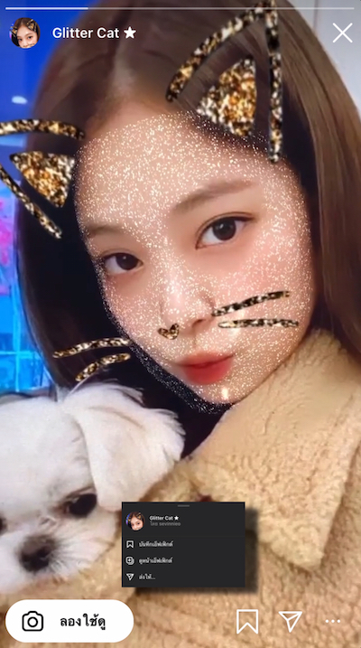8.ชื่อ Glitter Cat โดย sevinnieo