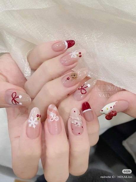 ลายเพ้นท์เล็บคริสต์มาส - IYou Beauty