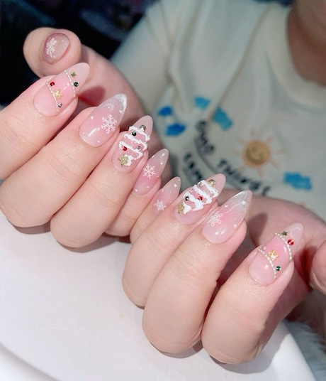 ลายเพ้นท์เล็บคริสต์มาส - IYou Beauty