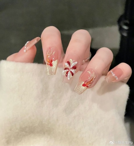 ลายเพ้นท์เล็บคริสต์มาส - IYou Beauty